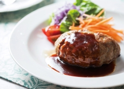 グリルで超かんたん!ふっくら♪ジューシーハンバーグ