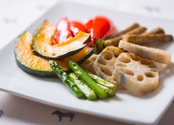 いろいろ野菜のアンチョビマリネ焼き♪