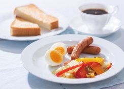 超かんたん!グリル De ゆで卵&モーニングセット♪